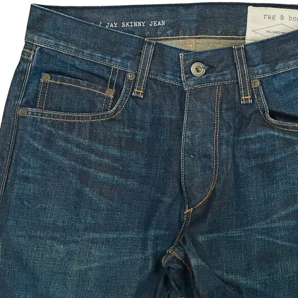 Rag & Bone RB 23X Jay Skinny Jean 100% Cotton Jeans Size 32 NWOT - Picture 5 of 9
